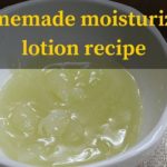 Homemade moisturizing lotion recipe