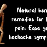 10 Home Remedies for Back Pain