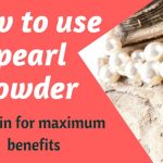 Pearl powder for skin